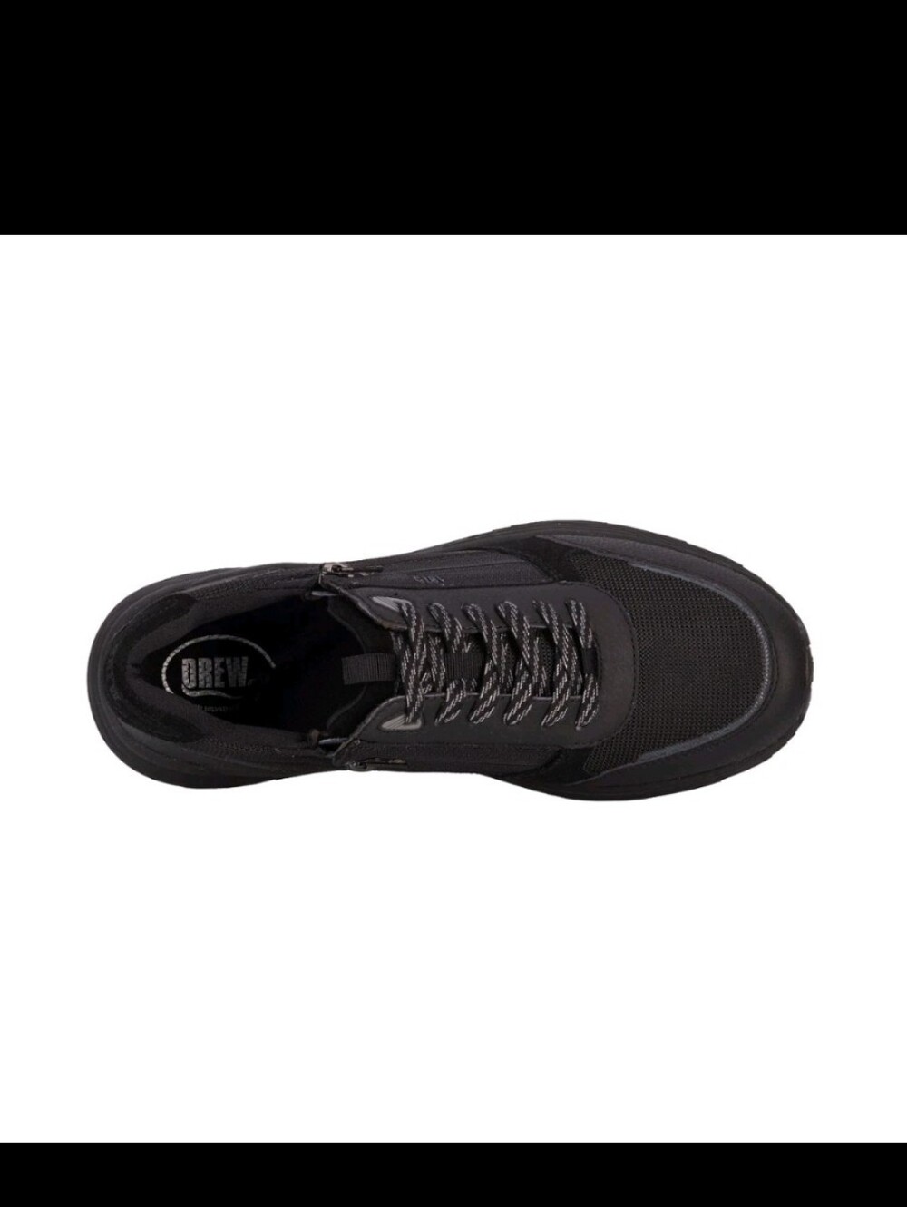 Drew Men’s Miller Orthotic Comfort Sneaker Black Suede Combo 40115 - Picture 9 of 10